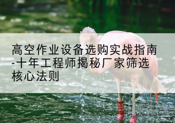 耀州剪叉式升降机厂家-高空作业设备选购实战指南-十年工程师揭秘厂家筛选核心法则